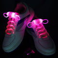 Led leuchtende Schnürsenkel bei Nacht