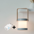 Lampe mit Schnellladeadapter