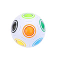 Rainbow Ball Puzzles Spheric Magic Cube Toy Adult Kids Plastic Creative Football Learning Educational Toys Gifts For Children